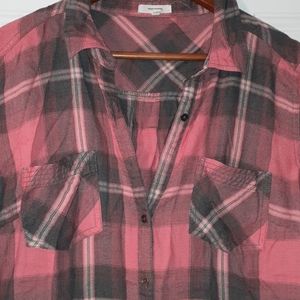Maurices Plaid Top